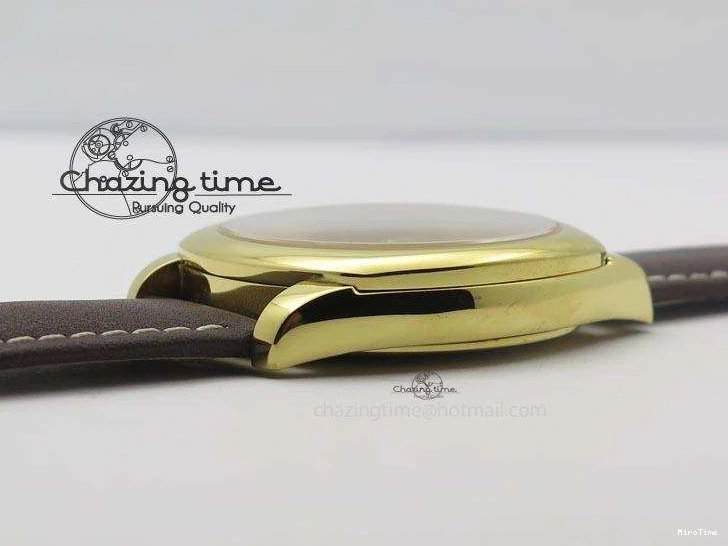 MiroTime 0328 Cellini Date YG White Numeral Dial On Brown Leather Strap A Affordable 3883